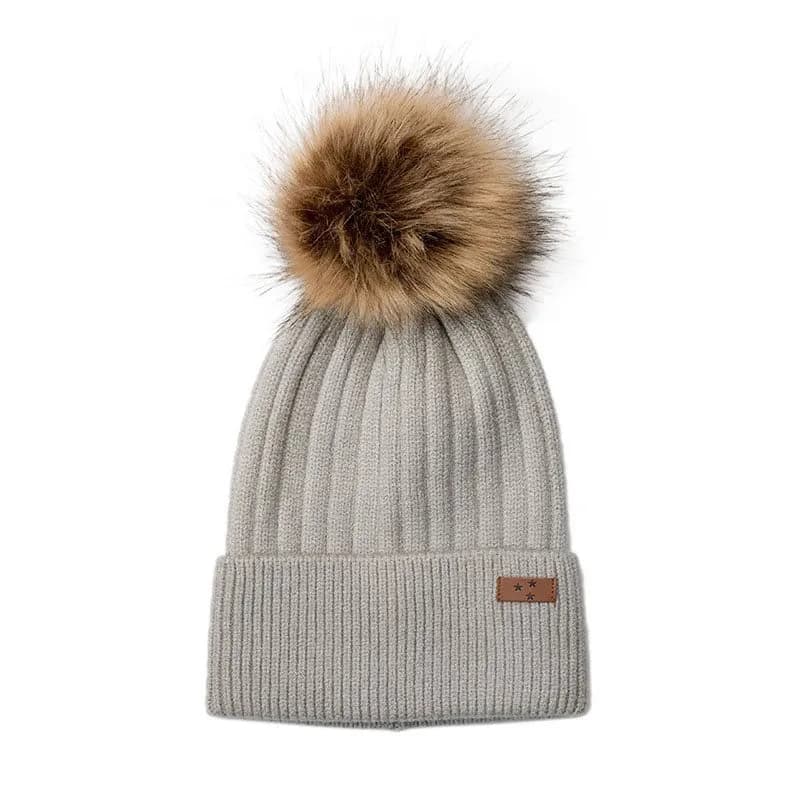 Mini Dreams mössa Fluffy 12mån+, grå