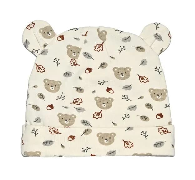 Mini Dreams mössa teddy bear prematur, offwhite