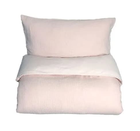 Mini Dreams påslakanset vagn/vagga, little wave light pink