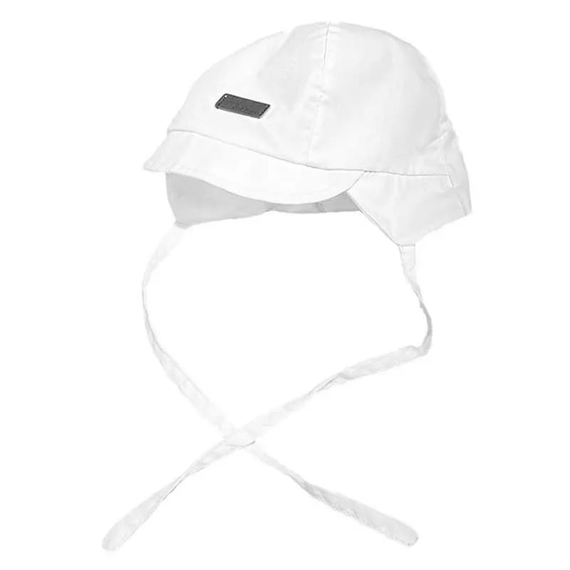 Mini Dreams solhatt baby cap stl 0-2 mån, offwhite