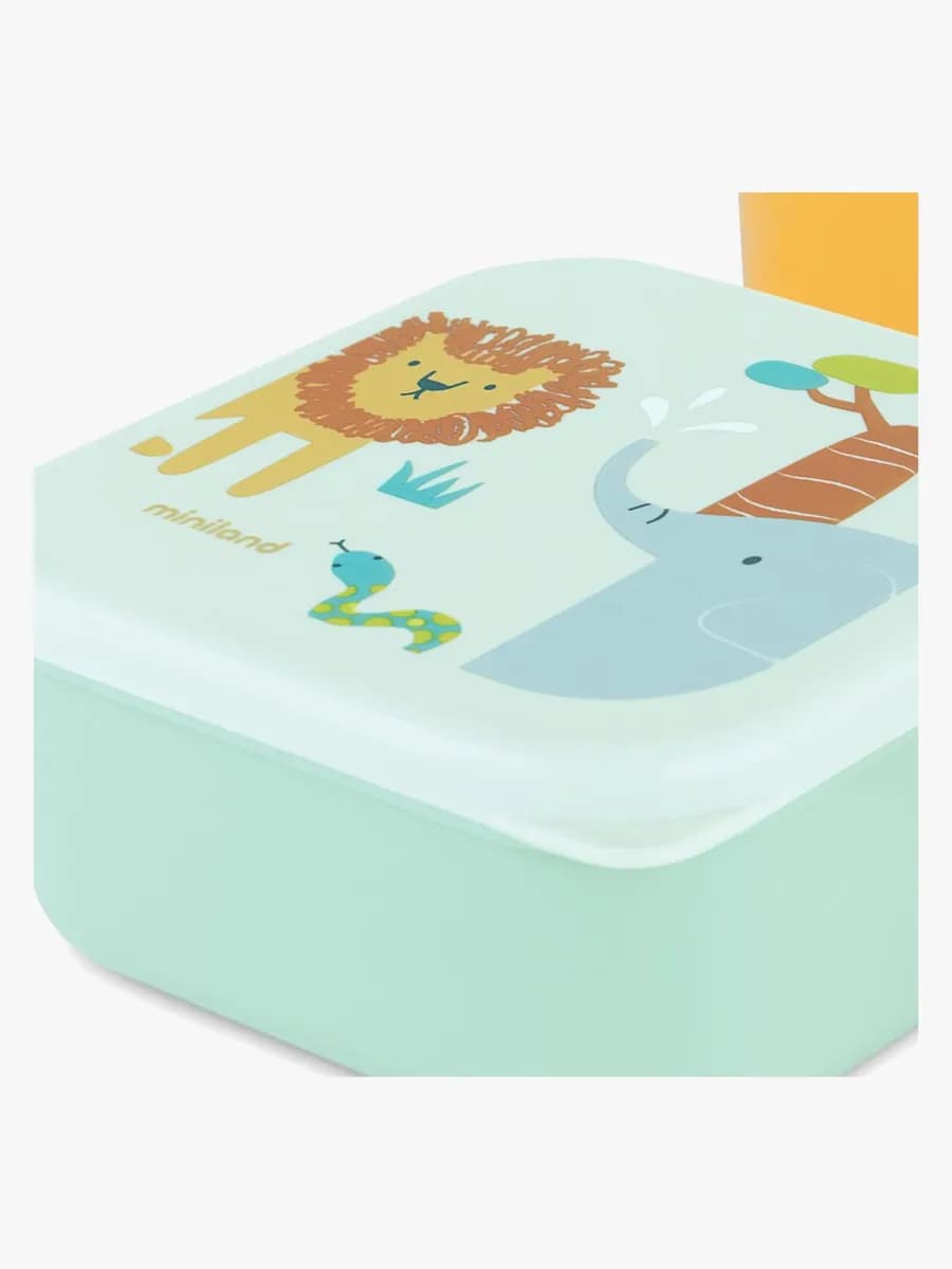 Miniland Snackbox 3-pack, Jungle