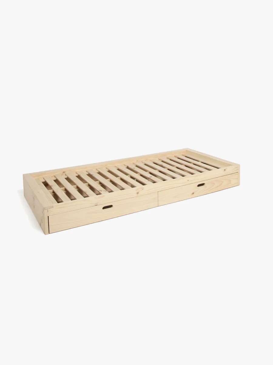 Minitude ATLAS Juniorsäng 90x200, Natur