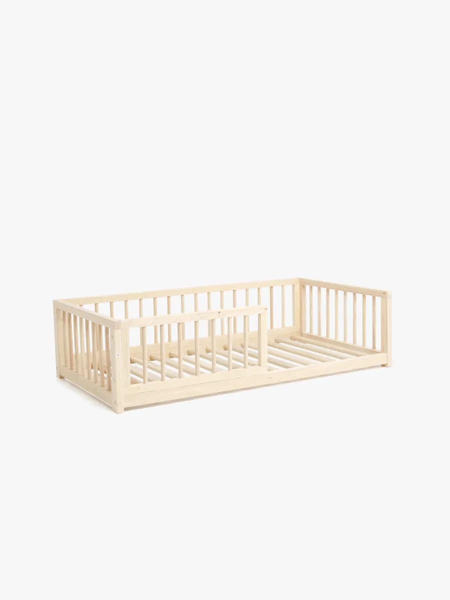 Minitude DYLAN Juniorsäng/Montessorisäng 70x140, Natur, Barnsäng, Juniorsäng