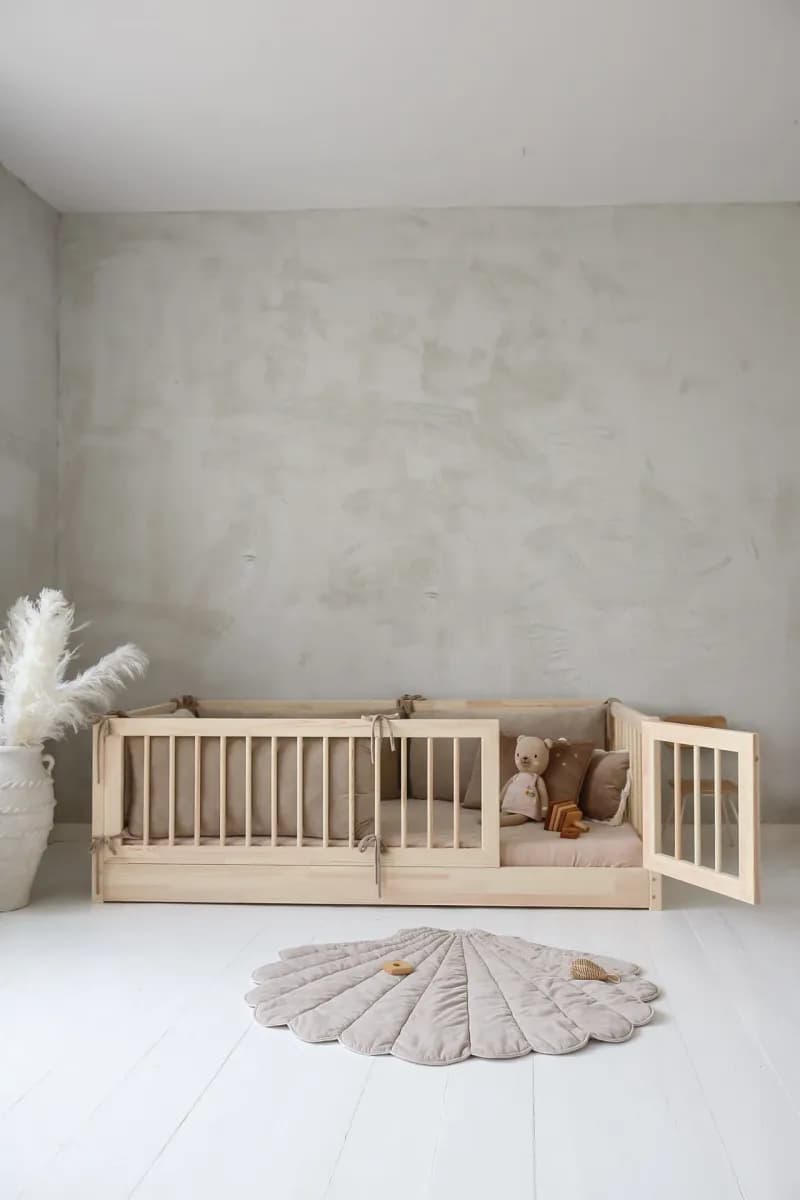 Minitude JULIAN Juniorsäng/Montessorisäng 100x200, Natur