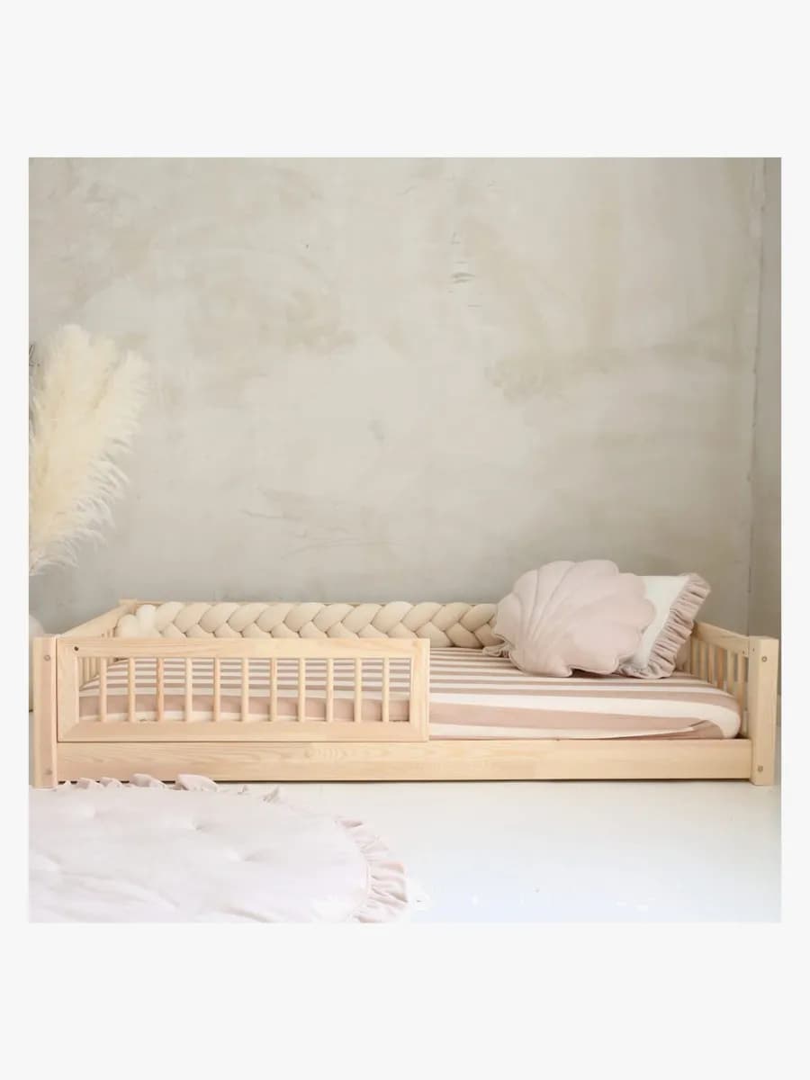 Minitude LEWIS Juniorsäng/Montessorisäng 80x160, Natur