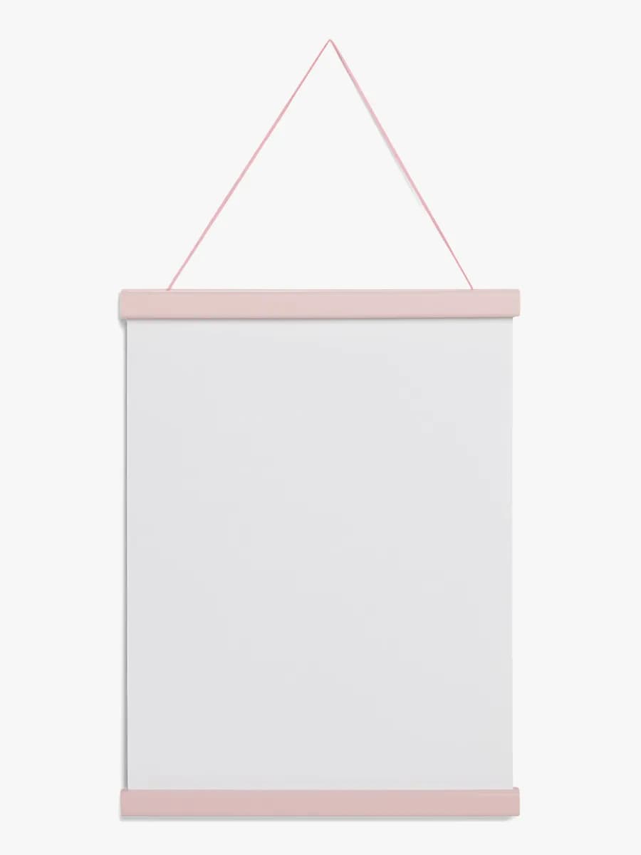 Minitude Posterhängare Liten, Dusty Pink, Tavla Barnrum