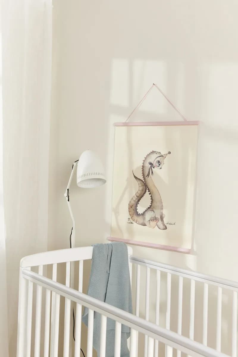 Minitude Posterhängare Stor, Dusty Pink, Tavla Barnrum
