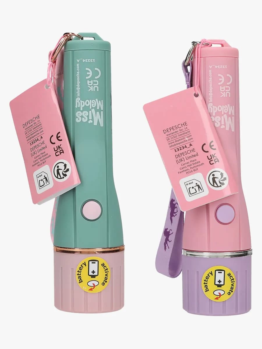 Miss Melody Ficklampa med Timer, Barnrum