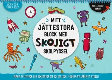 Mitt jättestora block med skojigt skolpyssel