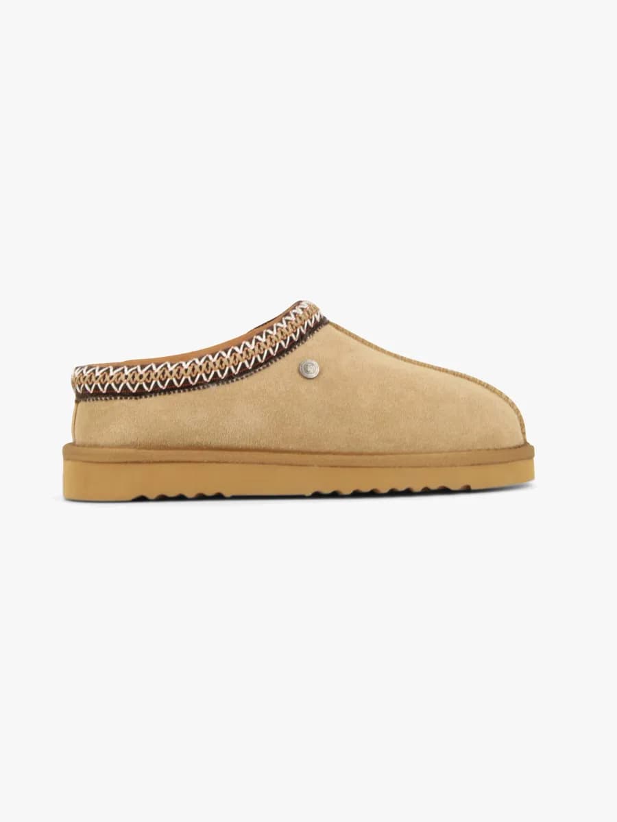 Mjúka Yrsa  Varmfodrade Slip-in Tofflor, Chestnut, 30