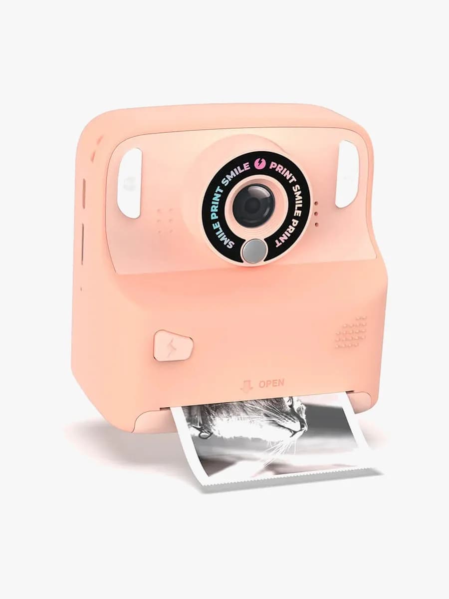 MOB Pixiprint Instantkamera med Spel, Rosa