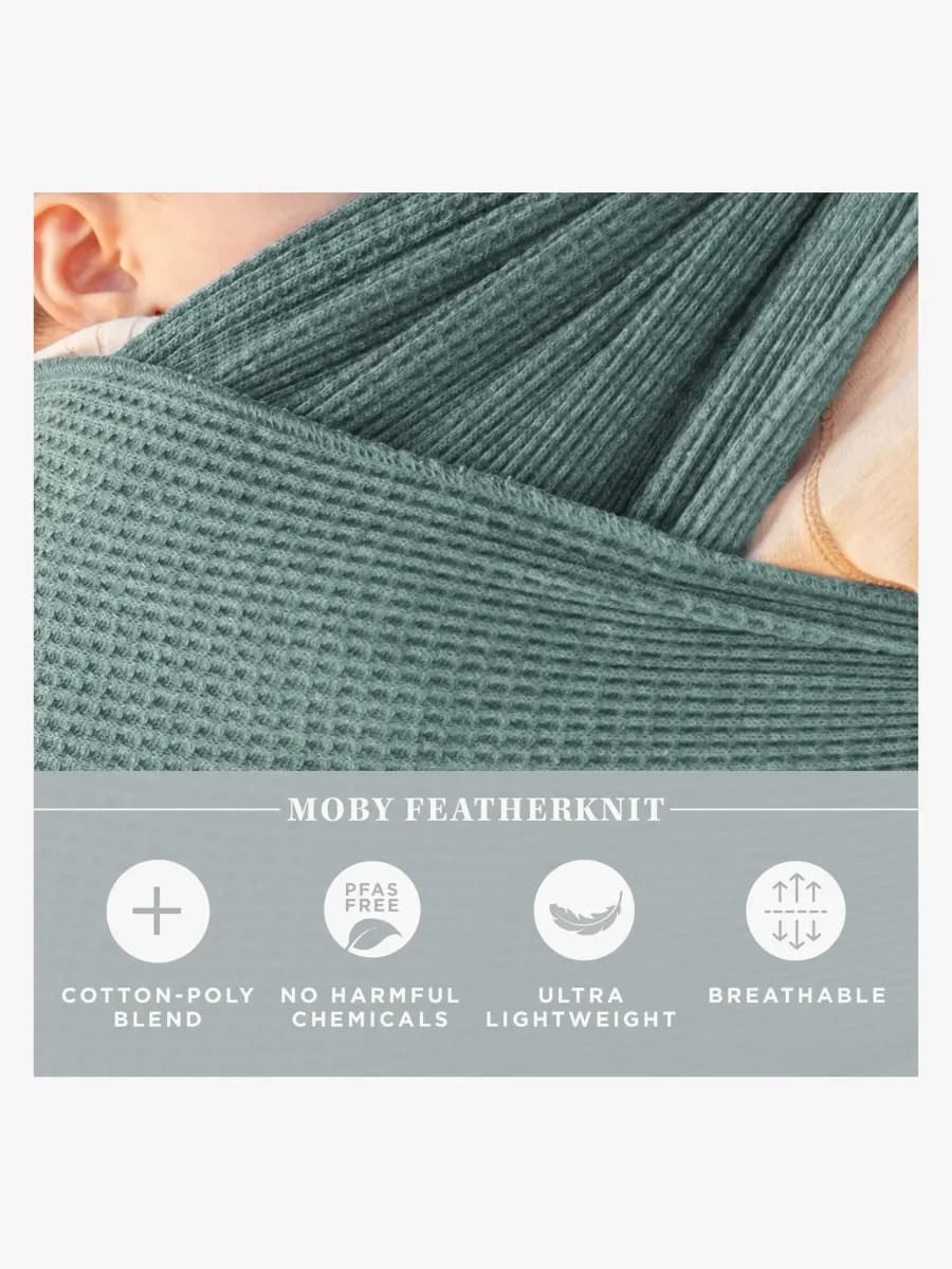 Moby Waffle Knit Bärsjal, Saguaro
