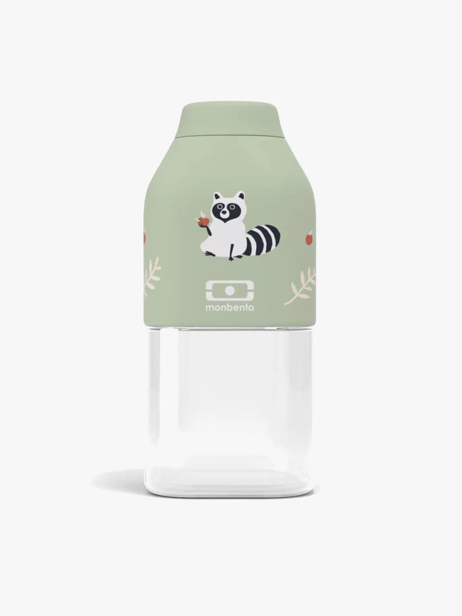 Monbento Positive S Tritan Vattenflaska, Raccoon
