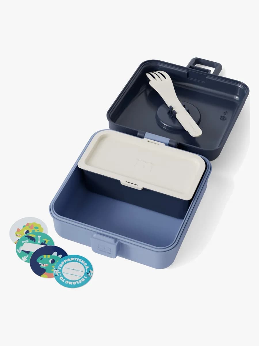 Monbento Snacky Bento Matlåda, Blue infinity