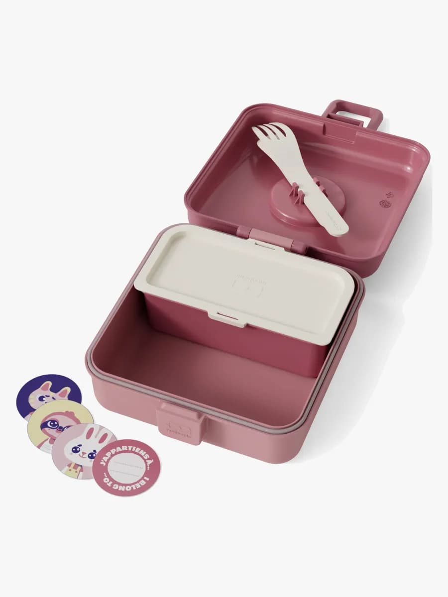 Monbento Snacky Bento Matlåda, Pink Blush