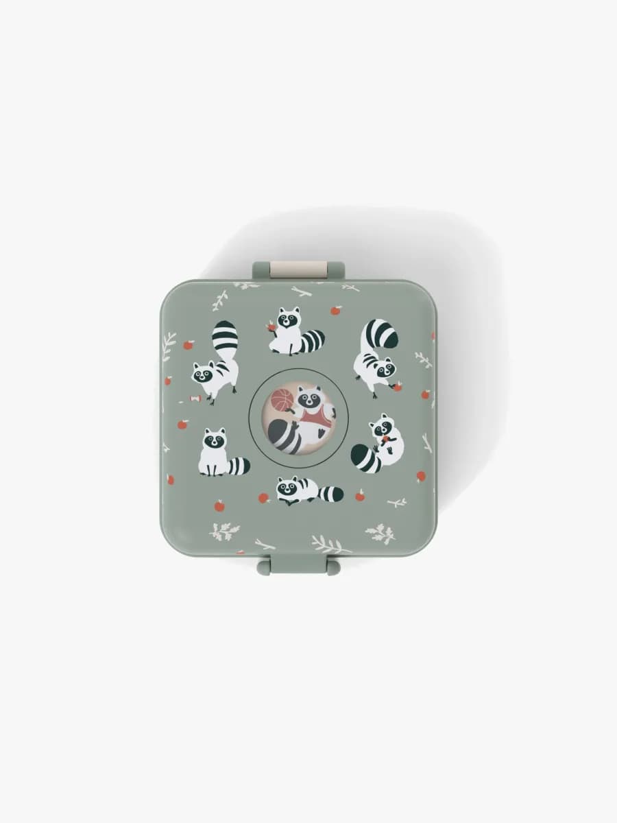 Monbento Snacky Bento Matlåda, Raccoon