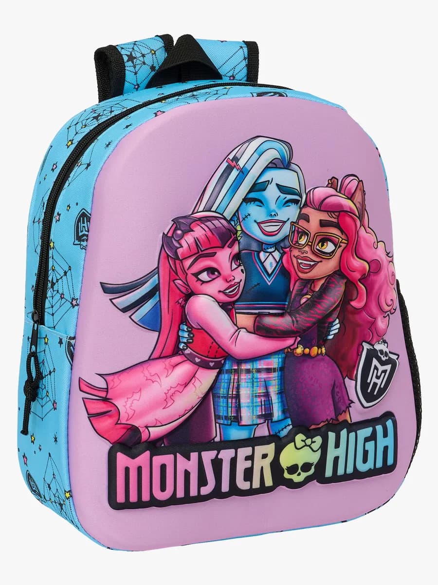 Monster High 3D Ryggsäck 8,5L, Blå/Lila