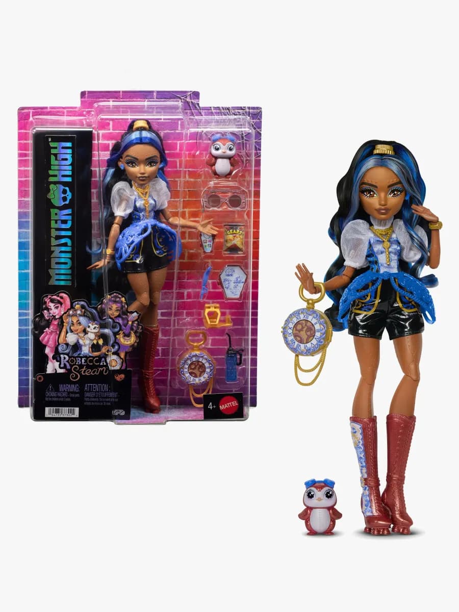 Monster High Core Docka Robecka Steam &  Captain Penny