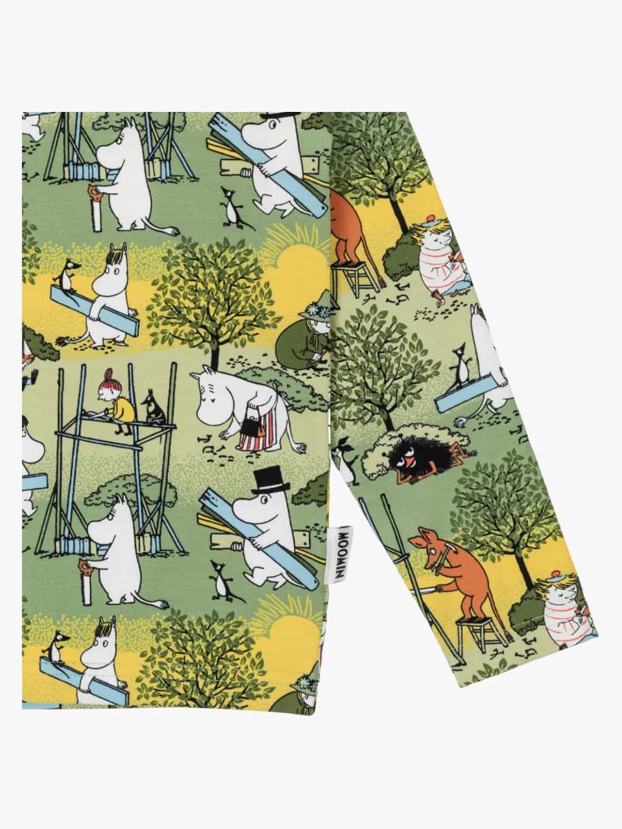 Moomin by Martinex Busy Bees Tröja, Grön, 98