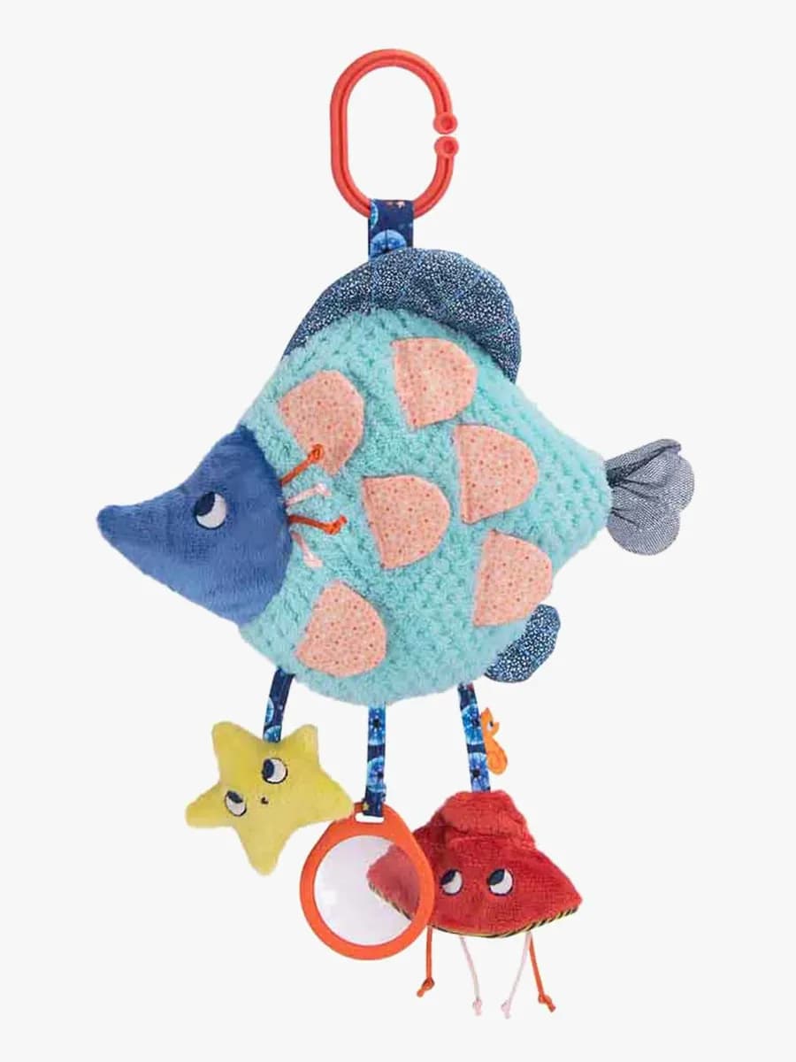 Moulin Roty Les Aventures de Paulie Aktivitetsleksak, Blue Fish