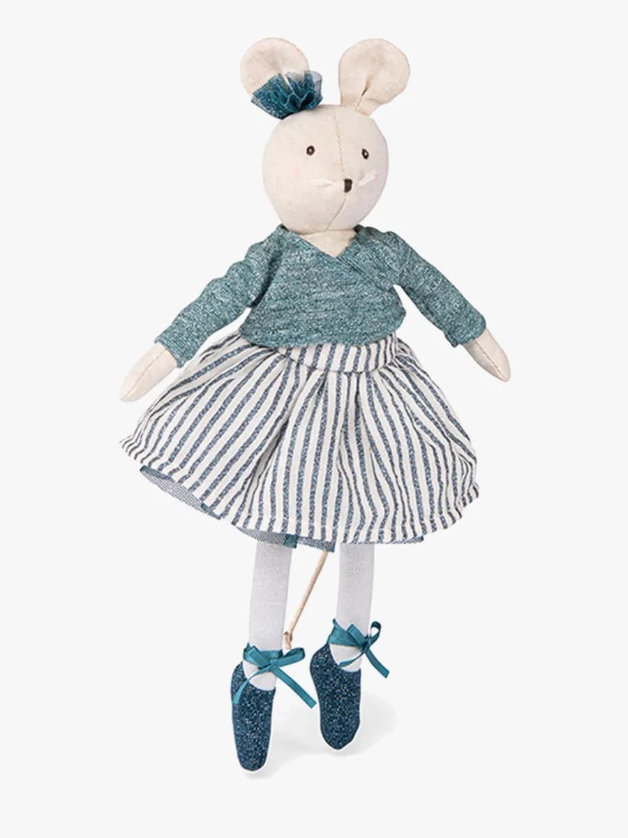 Moulin Roty  Mjuk Docka Mus Charlotte 30 cm