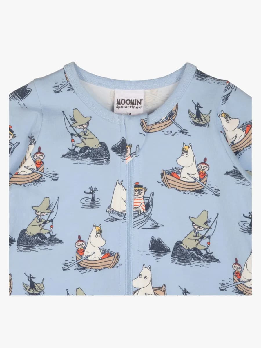Mumin By Martinex Båtfolk Pyjamas, Blå, 62