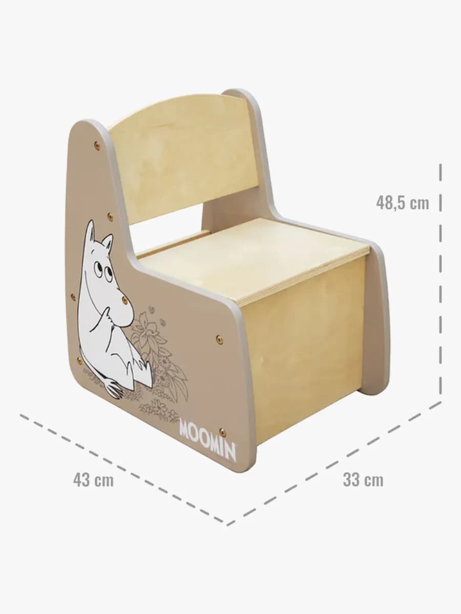 Mumin Förvaringsstol, Beige, Förvaring Barnrum