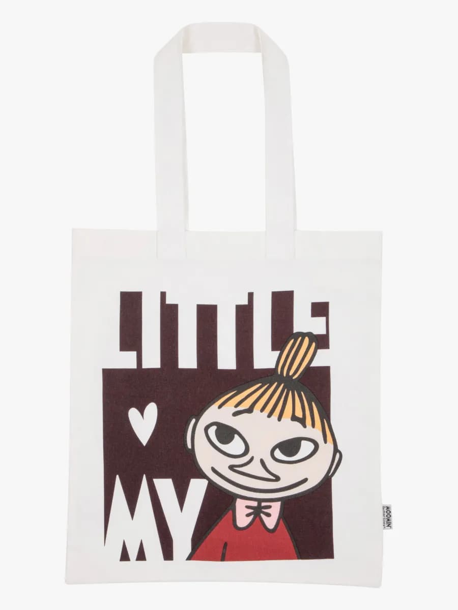 Mumin Lilla My Tygkasse, Vit