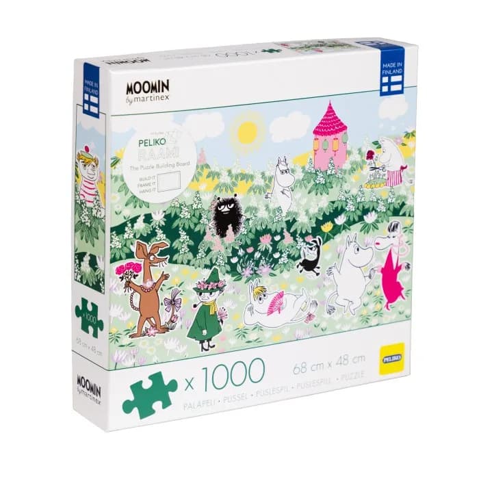 Mumin Pussel Blomsterträdgård (1000-bitar)