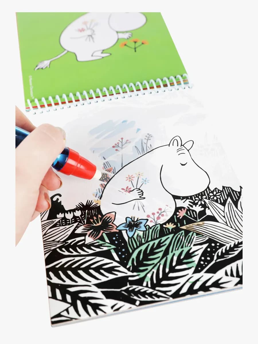 Mumin Water Magic Målarbok