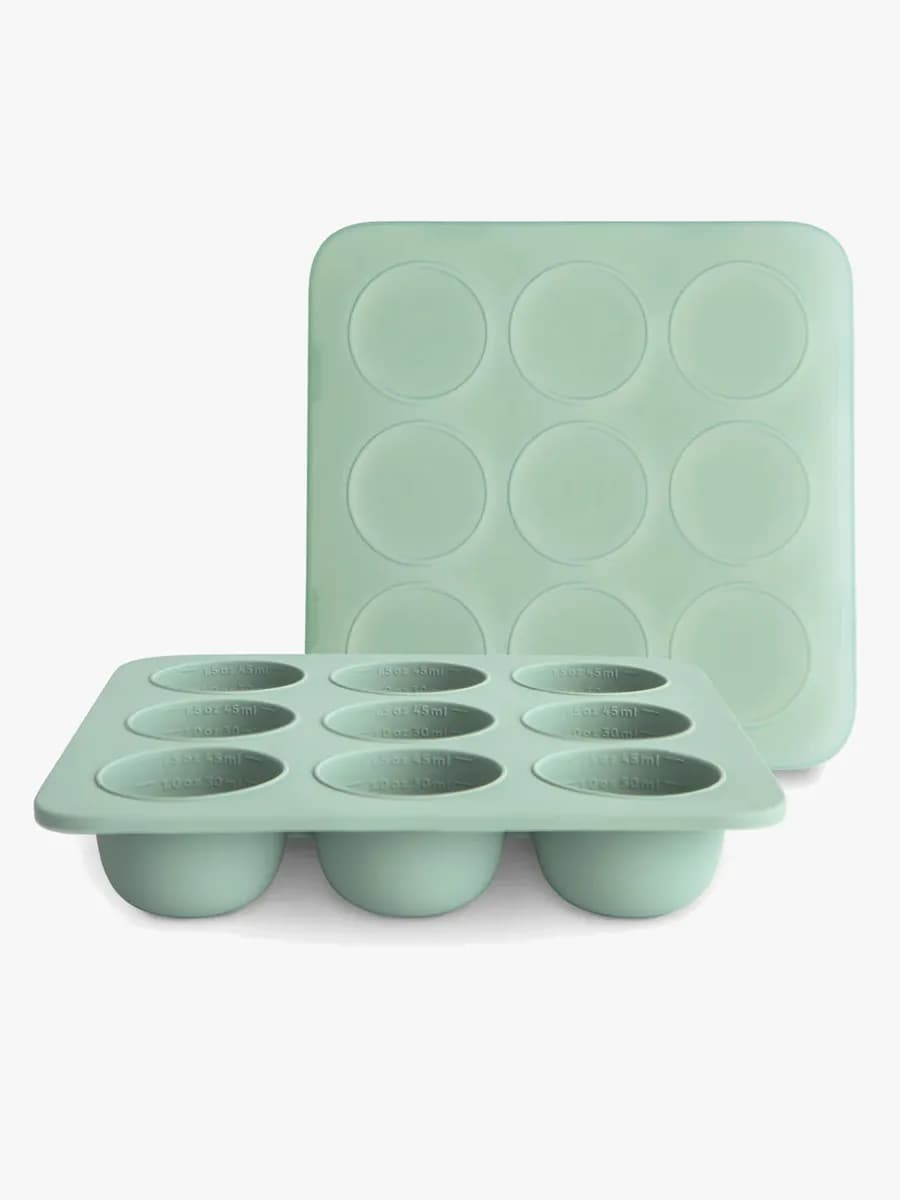 Mushie Frysform för Barnmat, Cambridge Blue
