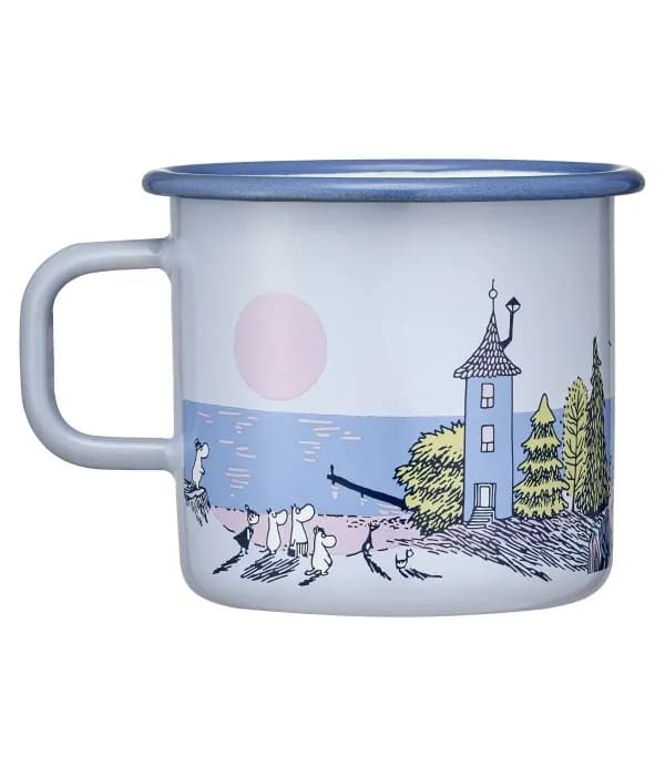 Muurla Mugg Emalj Mumin 5,5 dl (Sunset)