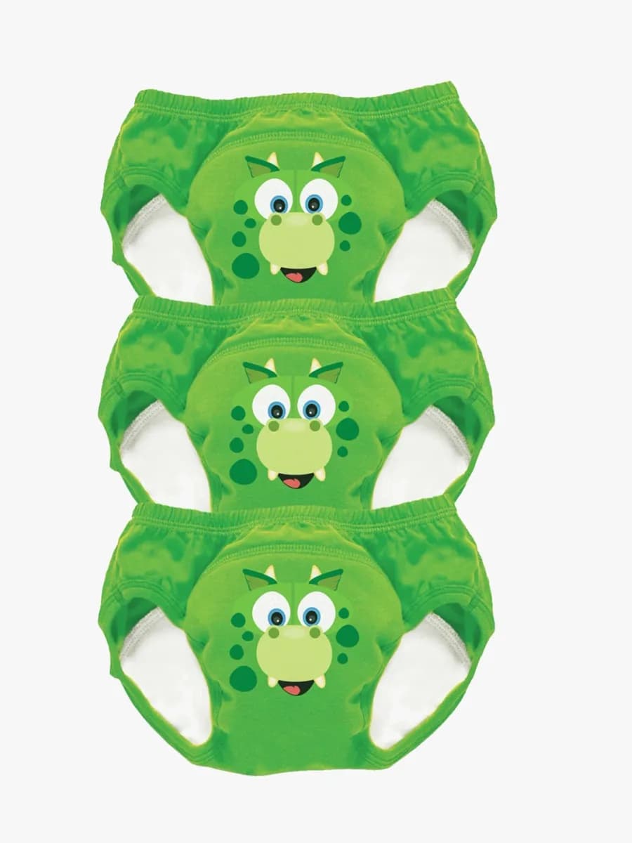 My Carry Potty Dinosaurie Potträningsbyxor 3-pack, Grön, 2-3 år
