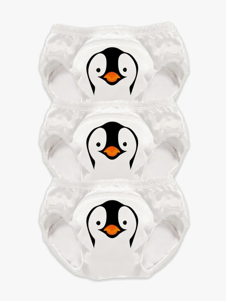 My Carry Potty Pingvin Potträningsbyxor 3-pack, Vit, 18-24 mån