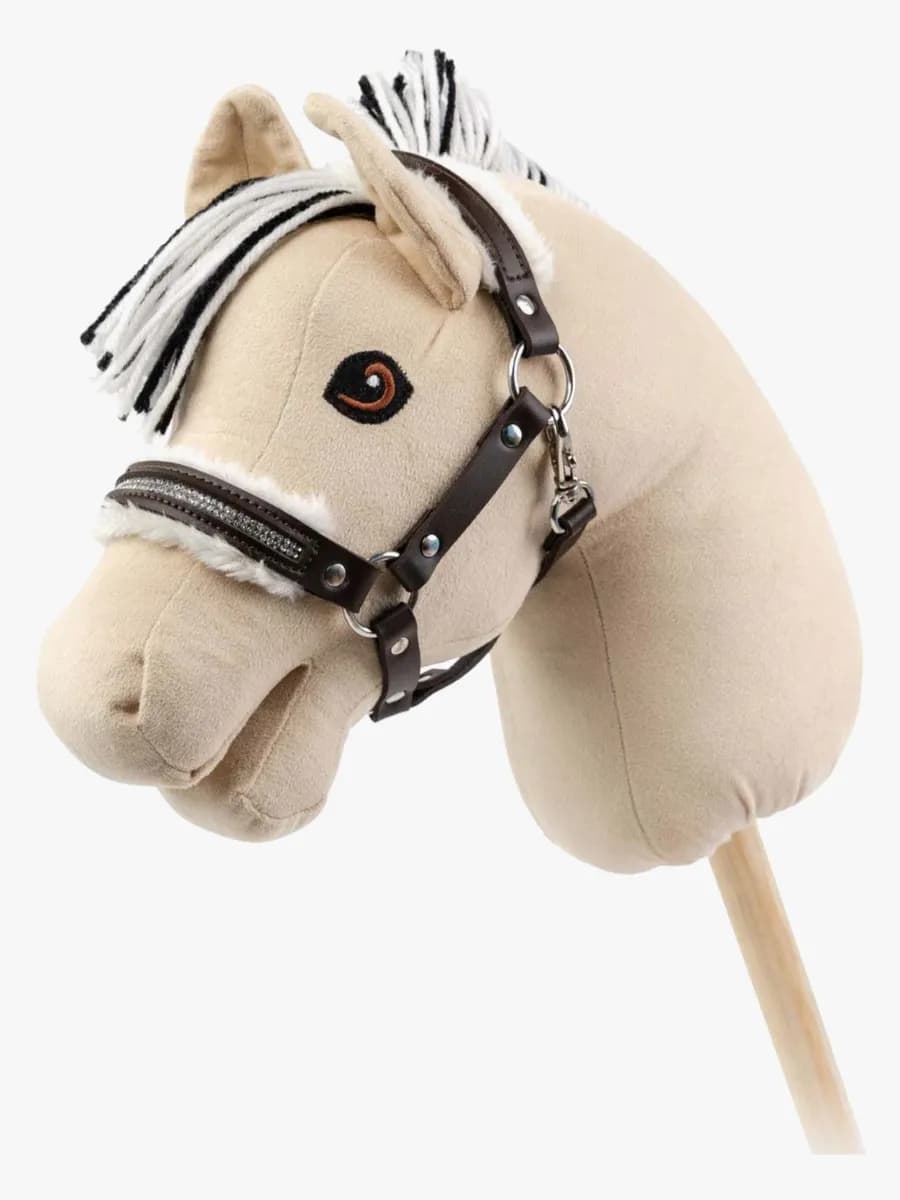 My Hobby Horse Lädergrimma, Brun