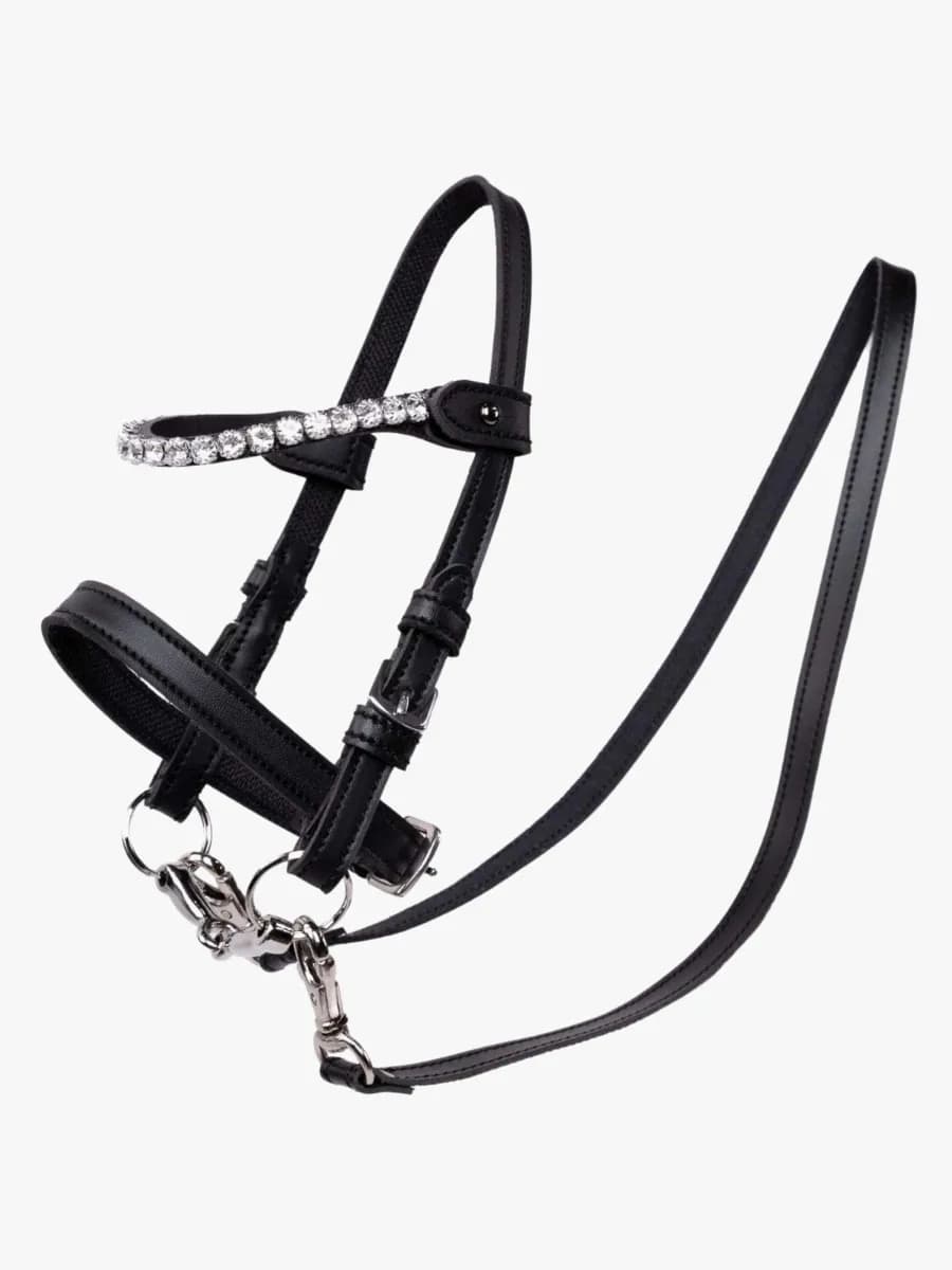 My Hobby Horse Träns med Silversten, Svart