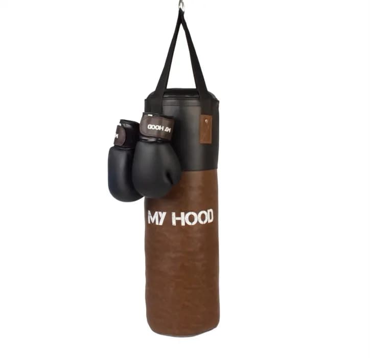 My Hood Boxningssäck med handskar 15 kg (Retro)
