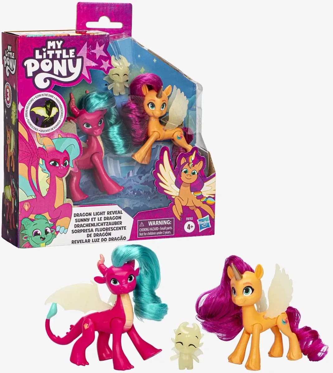 My Little Pony Dragon Light Reveal Figurset