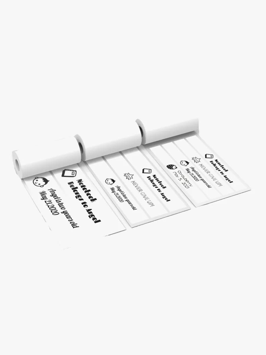 myFirst Insta Wi Thermal Sticker Etiketter Refill 3-Pack, Vit