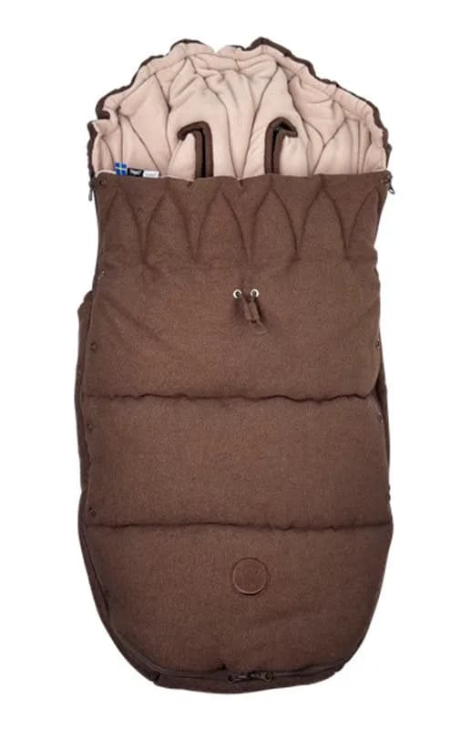 Najell åkpåse, bouclé espresso