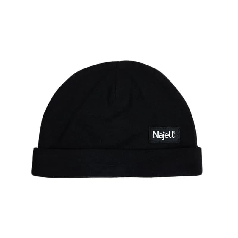 Najell beanie charcoal black, stl 36/38