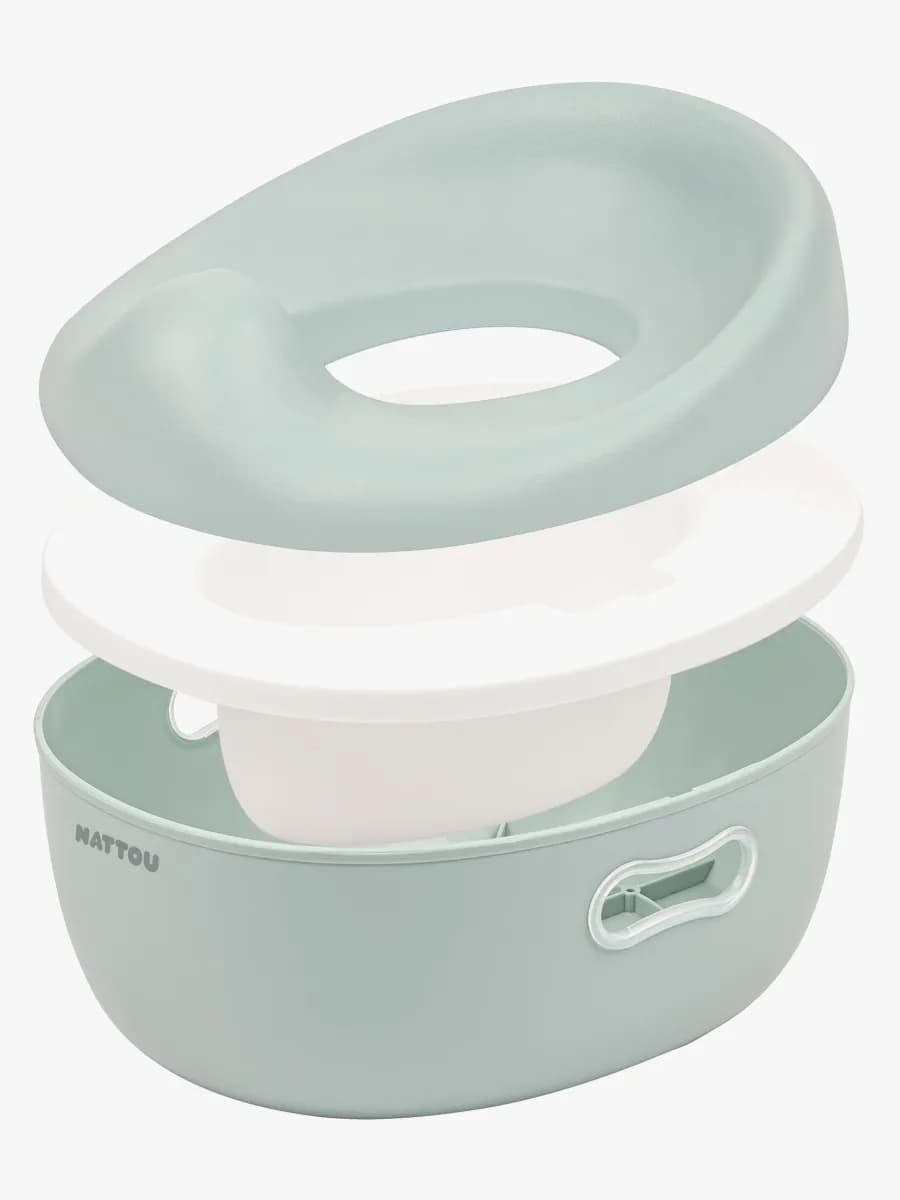 Nattou 3-in-1 Potta, Sage Green