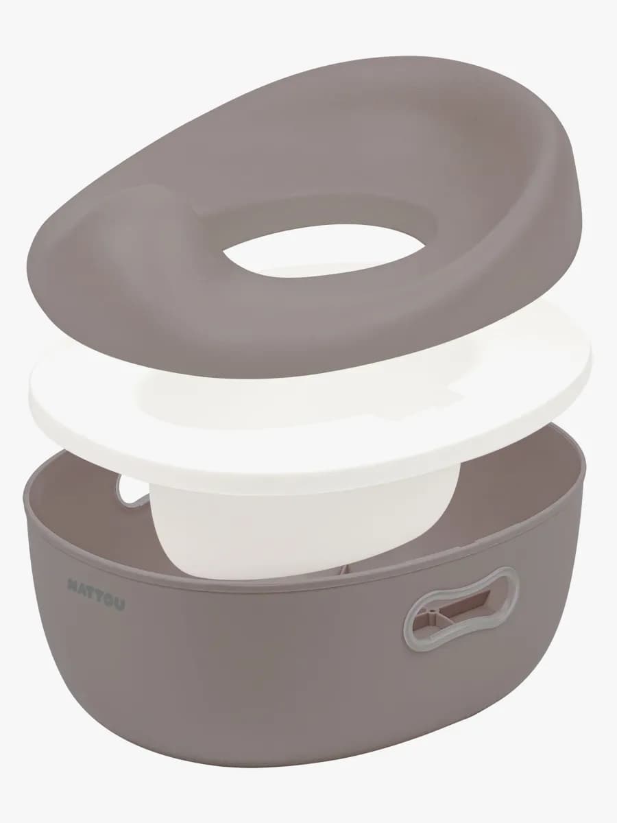 Nattou 3-in-1 Potta, Taupe