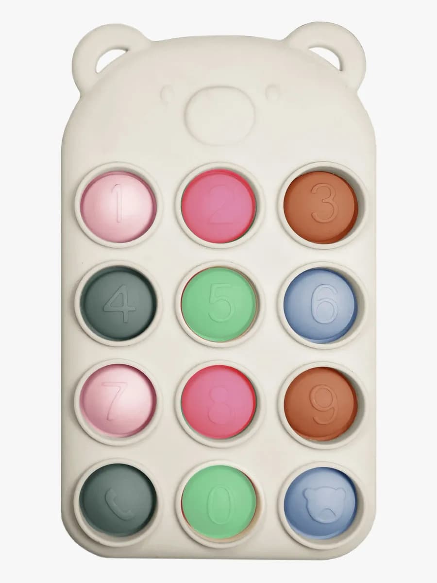 Nattou Soft Silicone Pop-it Remote Bitleksak
