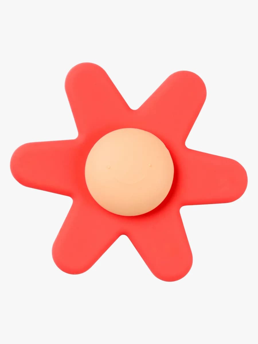 Nattou Soft Silicone Snurra med Sugpropp, Rosa