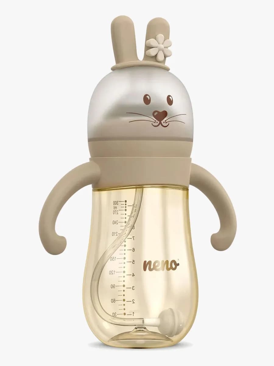 NENO MIO 3-i-1 Nappflaska 300 ml, Brown