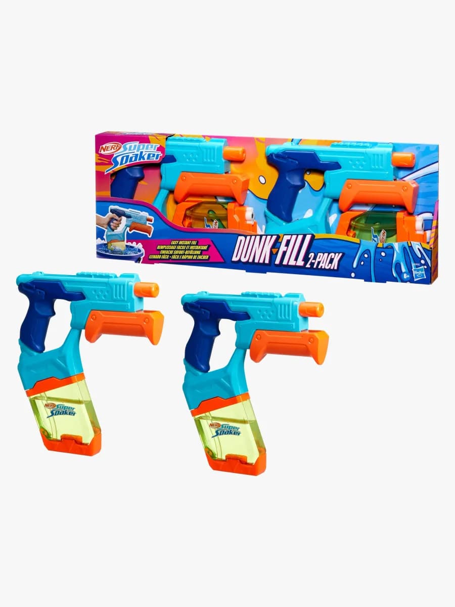 Nerf Super Soaker Vattenpistol Dunk Fill 2-Pack