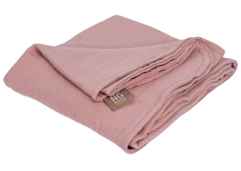 NG Baby Muslinfilt Deluxe (Dusty Rose)