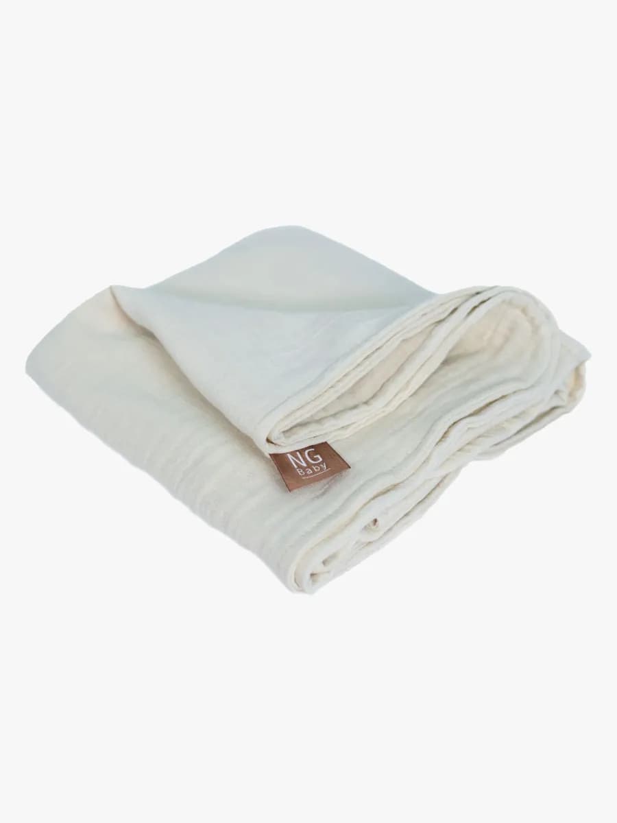 NG Baby muslinfilt deluxe, ivory
