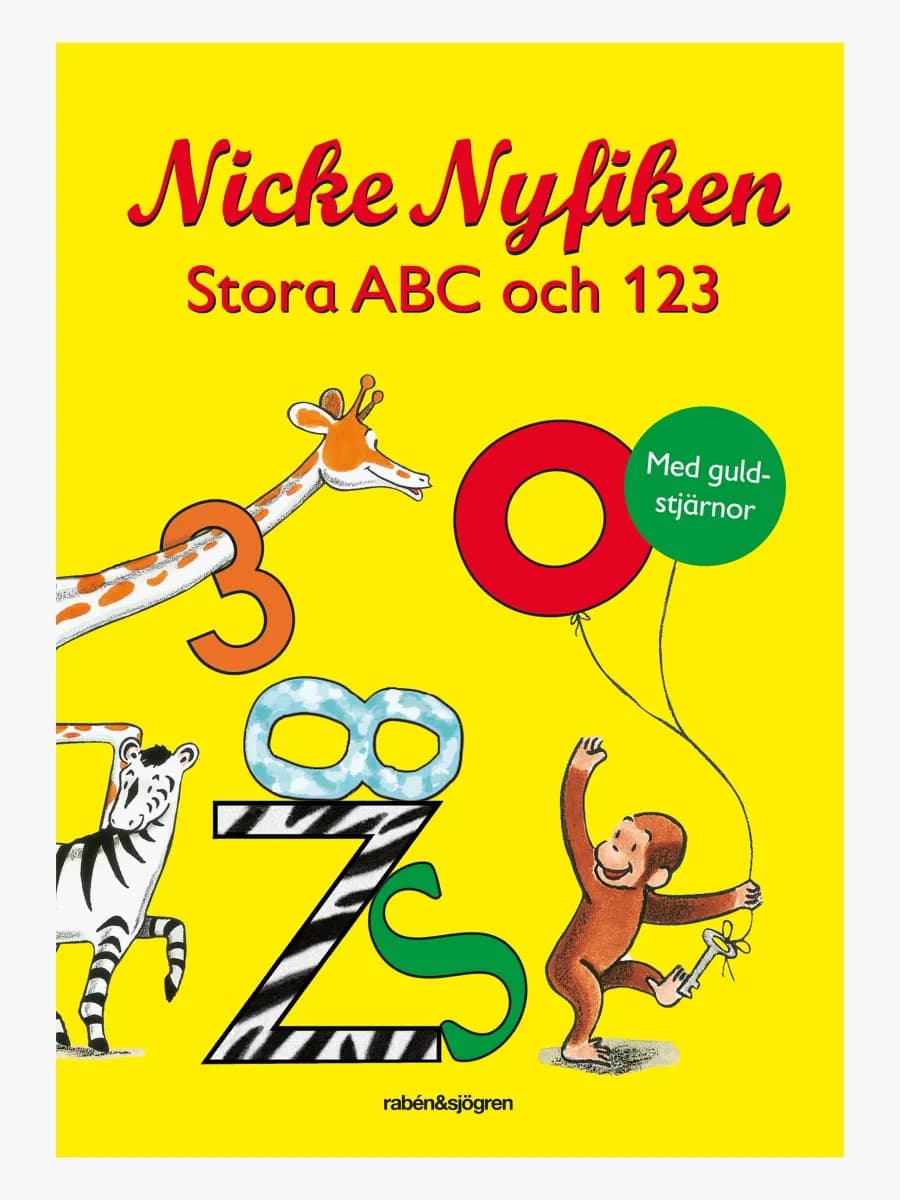 Nicke Nyfiken Stora Abc Och 123